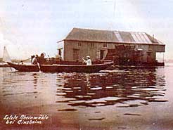 Schiffsmhle am Rhein; 1925
