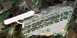 Geplante Landebahn Nord-West