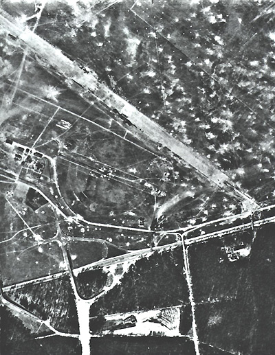 Luftbild von 1945 