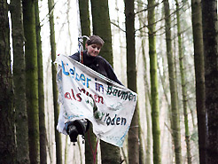 Luftiger Protest