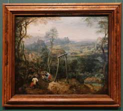 Pieter Bruegeld d..; um 1526-1569; Die Elster auf dem Galgen