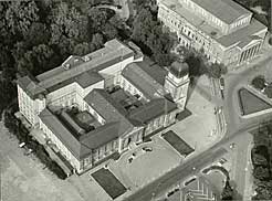 Luftaufnahme aus dem Archiv des HLMD aus den 1950er Jahren