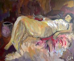 Welten (Acryl auf Leinwand)