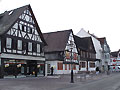 Fachwerkhäuser in der Mainzer Straße