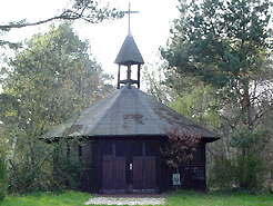 Hüttenkirche am heutigen Standort