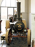 Dampftraktor mit Seilwinde