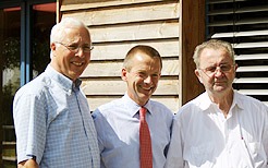 Enno Siehr, Thomas Will, Willi Blodt (v.l.n.r.)