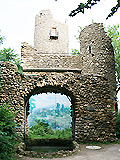 Burg als Ruinen-staffage