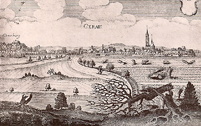 Silhouette von Gerau