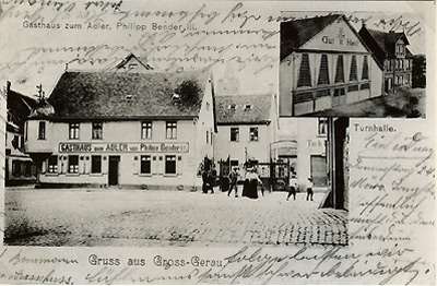 Gasthaus zum Adler und  Turnhalle