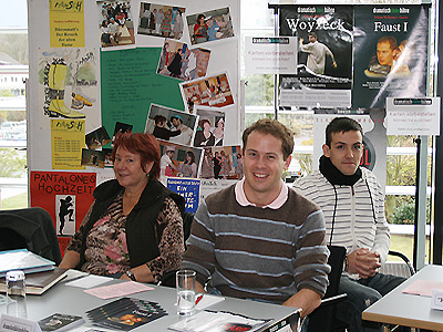 Infostand der "dramatischkleinenbühne"