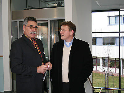 Rainer Lenhard (l.) und Strefan Sauer (r.) 